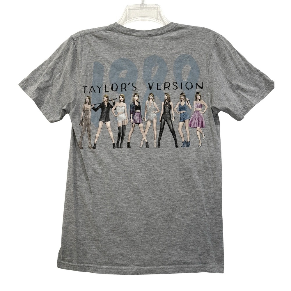 Taylor Swift 1989 Taylors Version Graphic T-Shirt Grey Heather Small Tour Merch